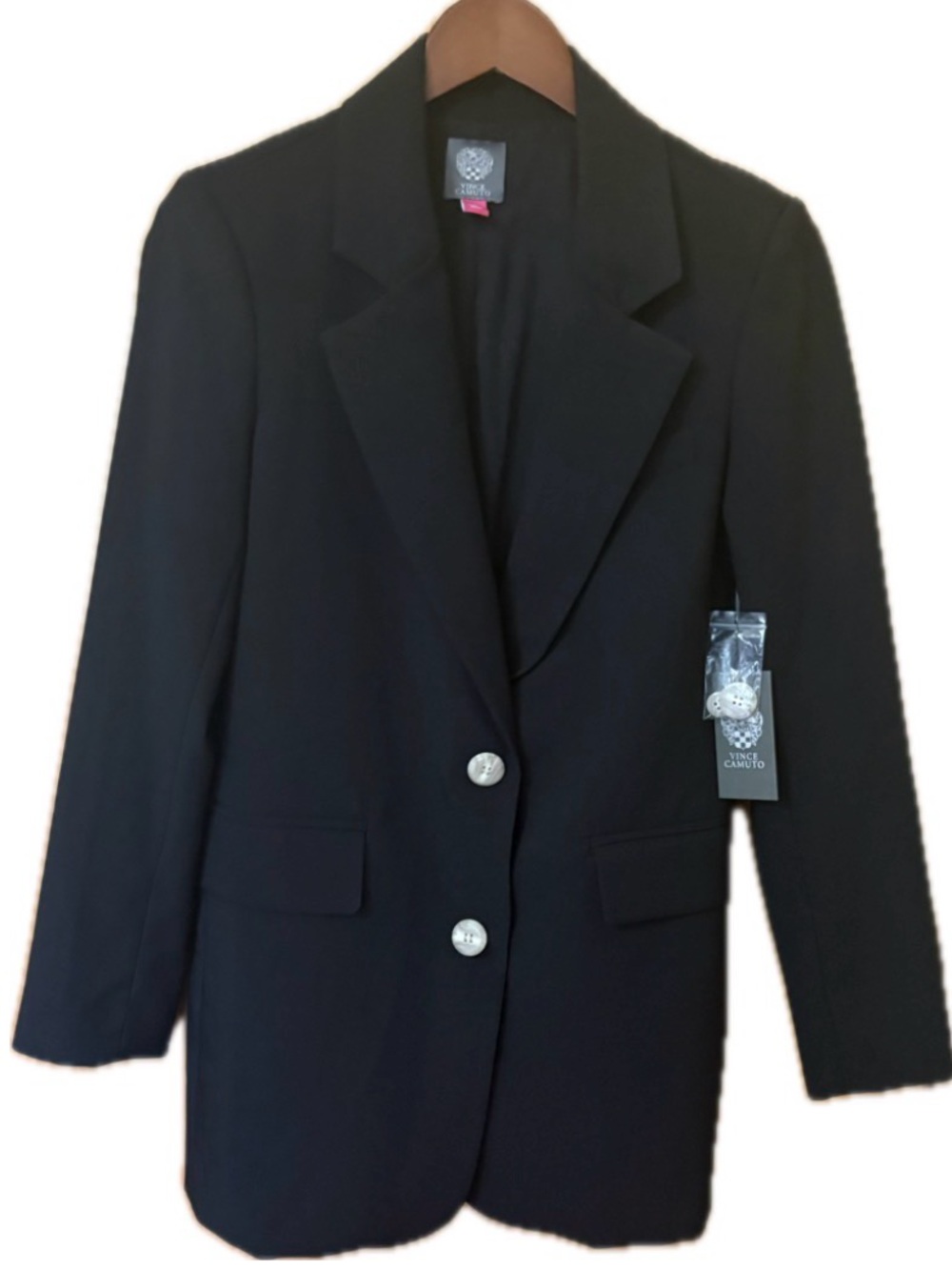 NWT Luxe Vince Camuto Black Boyfriend Blazer- $139 Retail